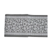 Bordiura taśma dekoracyjna tkaninowa 13091/us/16 T272 czarny -biały  szer 16 cm